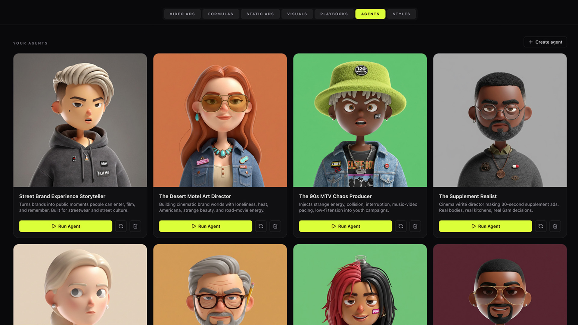 Creative Agents preview